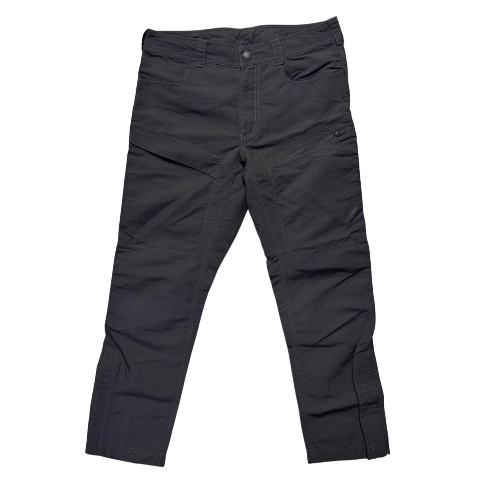 The North Face Mens 32 Short Gray Hiking Pants Outdoor Techwear Utility Cargo